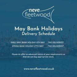 May Bank holiday delivery schedule