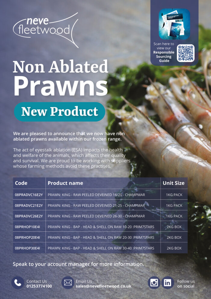 Non ablated prawns e-flyer